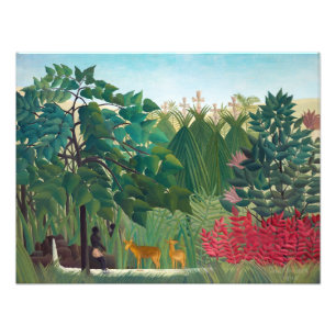 Impression Photo Henri Rousseau - La cascade