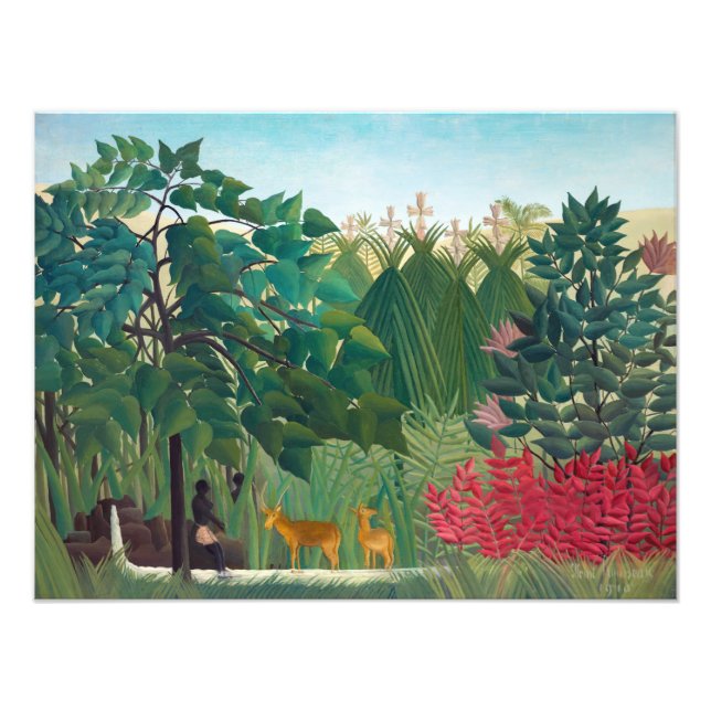 Impression Photo Henri Rousseau - La cascade (Devant)