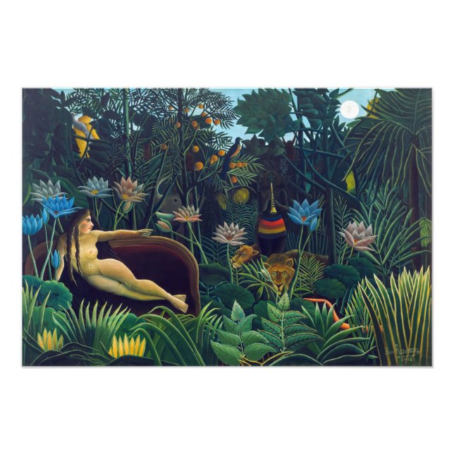 Impression Photo Henri Rousseau - Le Rêve / Le Reve (Devant)