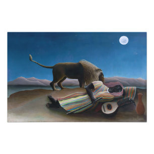 Impression Photo Henri Rousseau - Les Tziganes qui dorment