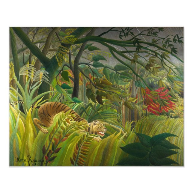 Impression Photo Henri Rousseau - Surpris ! (Devant)