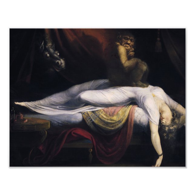 Impression Photo Henry Fuseli - Le cauchemar (Devant)