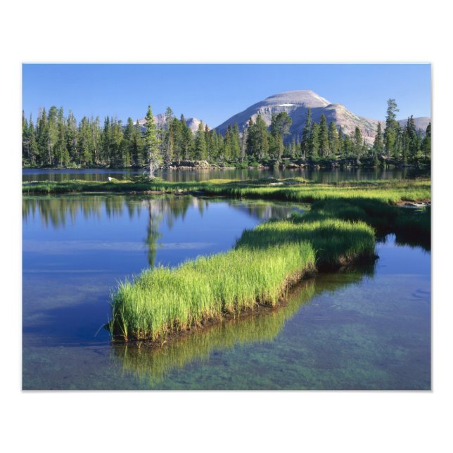 Impression Photo HIGH UINTAS WILDERNESS, UT, US, péninsule, (Devant)