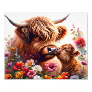 Impression Photo Highland Cow Mothers