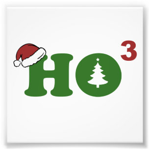 Impression Photo Ho Joyeux Noël cubé