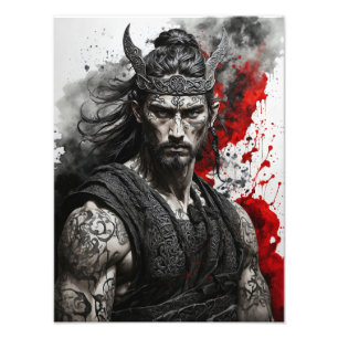 Impression Photo Homme Celtique Guerrier A