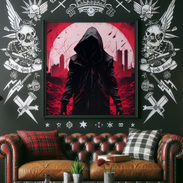 Impression Photo Homme dans le monde postapocalyptique (Créateur téléchargé)