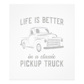Impression Photo Homme de camionnette classique vintage