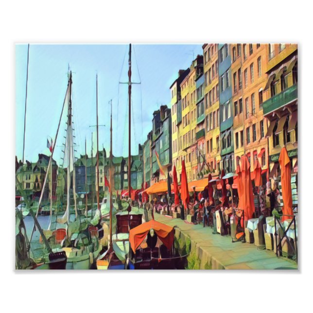 Impression Photo HONFLEUR - accueil - vue (Devant)