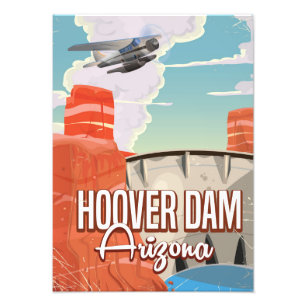 Impression Photo Hoover Dam Nevada Arizona Caricature Vintage