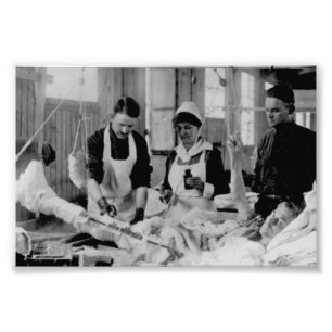 Impression Photo Hôpital de campagne d'infirmière de Première
