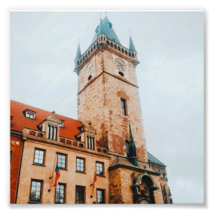 Impression Photo Horloge Astronomique de Prague, Carré de la vieill