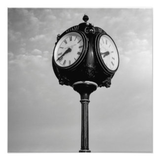 Impression Photo Horloge sur la route 66