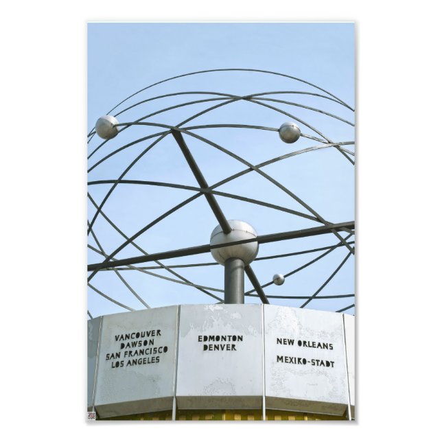 Impression Photo Horloge universelle (Devant)