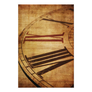 Impression Photo Horloge vintage rétro