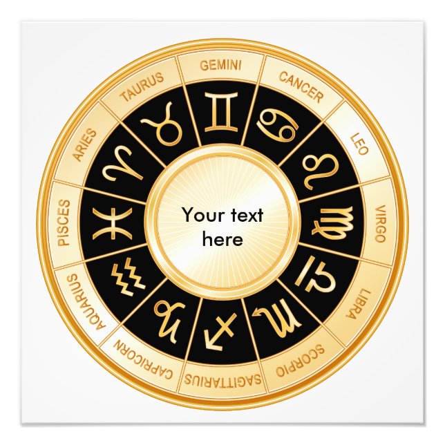 Impression Photo Horoscope Mandala (Devant)