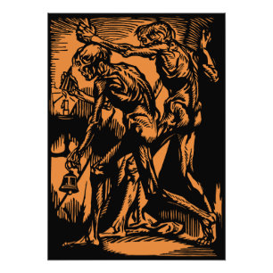 Impression Photo Horreurs sans fin des mineurs morts pour Halloween