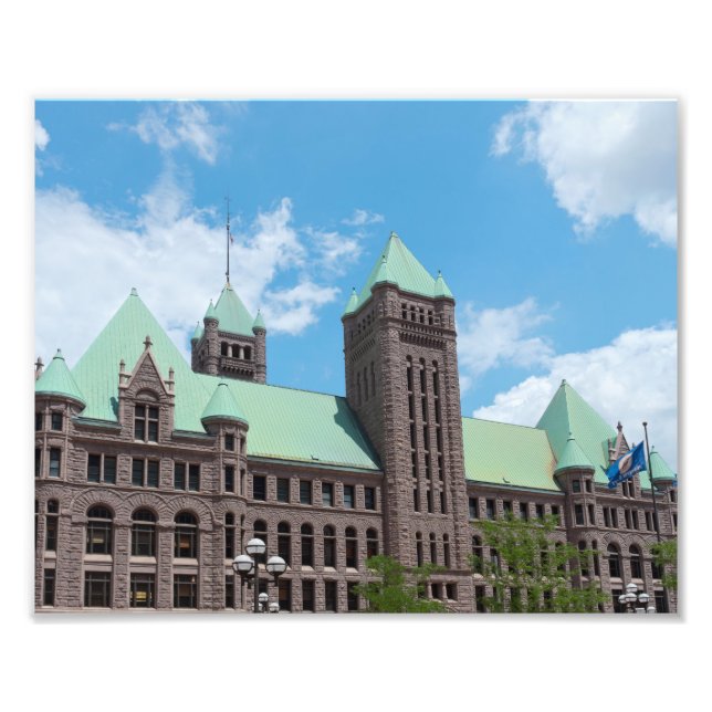 Impression Photo Hôtel de ville de Minneapolis (Devant)