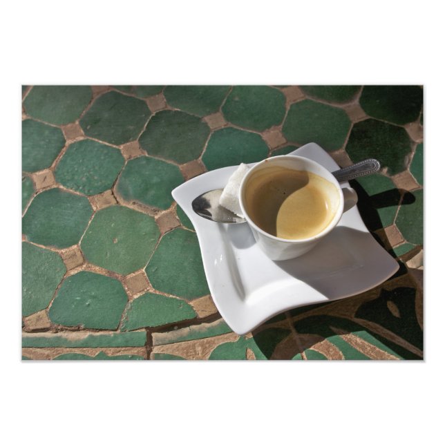 Impression Photo Hôtel Kasbah et Restaurant, café et vert (Devant)