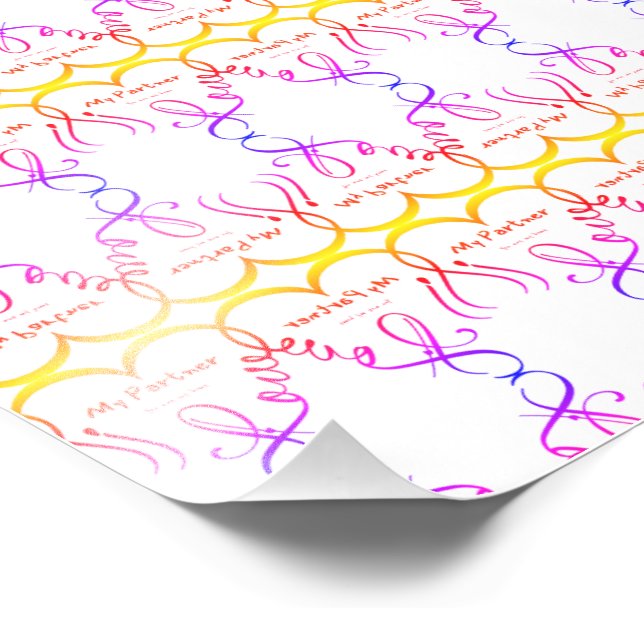 Impression Photo I love my partner • You are my home (Coin)