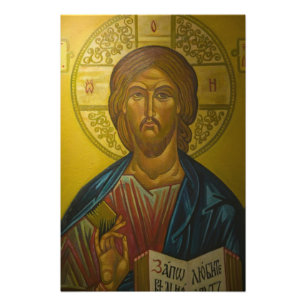 Impression Photo Icône russe à l'intérieur de l'église Sainte-Sophi