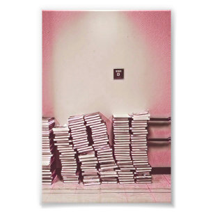 Impression Photo Idée cadeau de jour de la bibliothèque scolaire in