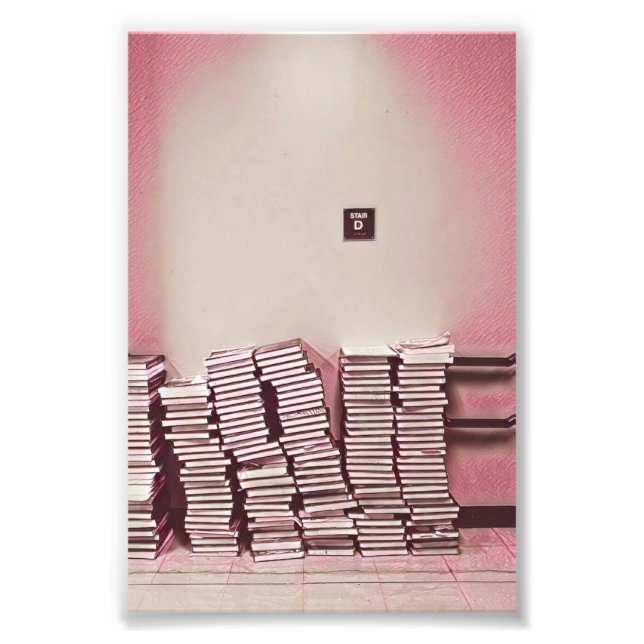 Impression Photo Idée cadeau de jour de la bibliothèque scolaire in (Devant)