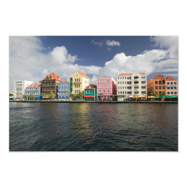 Impression Photo Îles ABC, CURAÇAO, Willemstad: Front de mer (Devant)