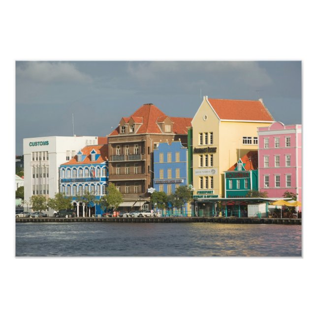 Impression Photo Îles ABC, CURAÇAO, Willemstad : Front de mer 2 (Devant)