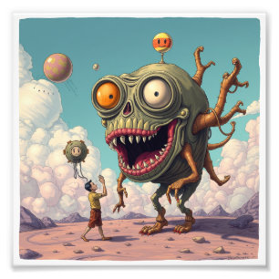 Impression Photo Illustration Alien bizarre