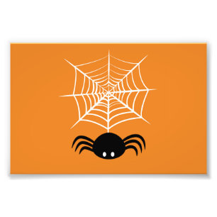 Impression Photo Illustration d'araignée d'Halloween effrayante