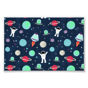 Impression Photo illustration de motif spatial