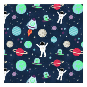 Impression Photo illustration de motif spatial