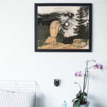 Illustration de paysage de la route de montagne du
