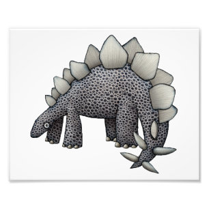 Impression Photo Illustration de Stegosaurus