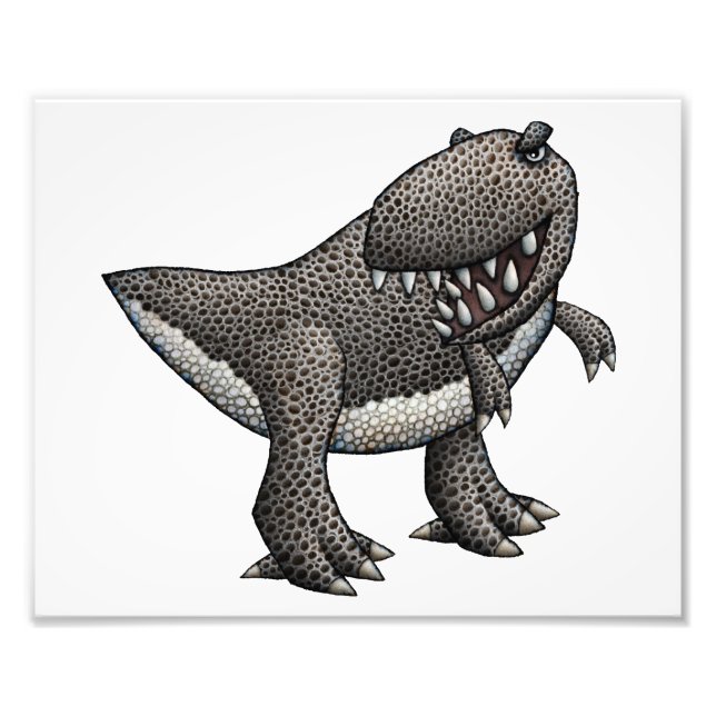 Impression Photo Illustration de Tyrannosaurus (Devant)
