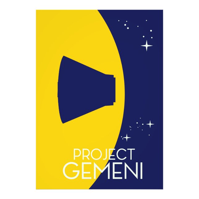 Impression Photo Illustration du projet Gemini Space Art (Devant)