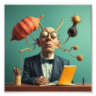 Impression Photo Image moderne Scientifique intelligent Innovateur