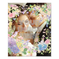Image personnalisée de la bordure Mariage florale