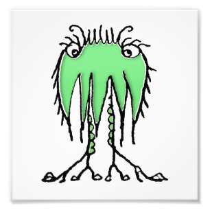 Impression Photo Imaginaire dessin alien mignon