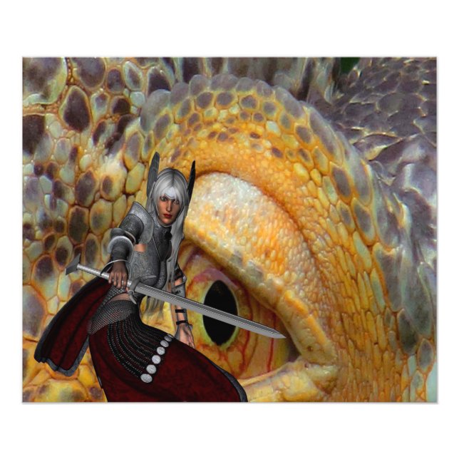 Impression Photo Imaginaire Dragon Folk Tale (Devant)