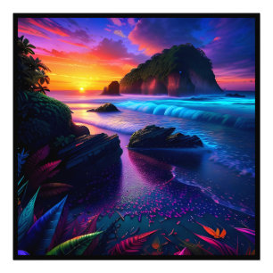 Impression Photo Imaginaire Tropical Beach One