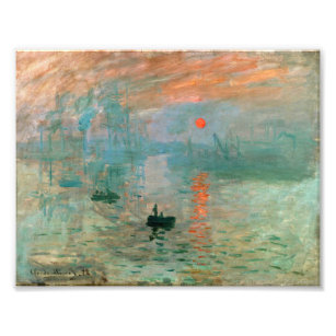 Impression Photo Impression, lever de soleil par Claude Monet