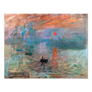 Impression Photo Impression, lever du soleil CLAUDE MONET