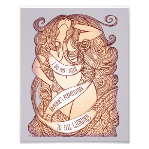 Impression Photo Imprimé glorieux moyen à Lilac