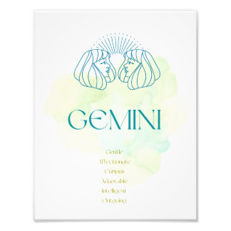 Impression Photo Imprimer Gemini Zodiac