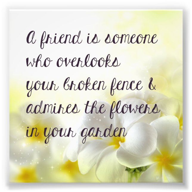 Impression Photo Imprimer le devis de l'ami (Devant)