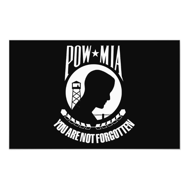 Impression Photo Indicateur POW-MIA (Devant)