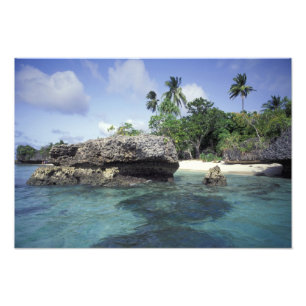 Impression Photo Indonésie. Formations rocheuses le long du rivage