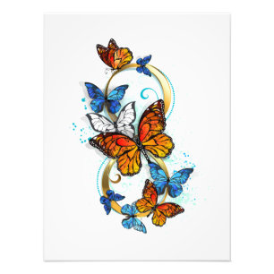 Impression Photo Infini de papillons monarques